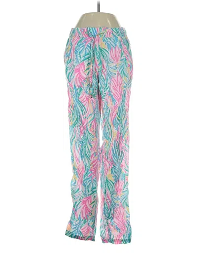 Pre-owned Lilly Pulitzer Linen Pants In Pink