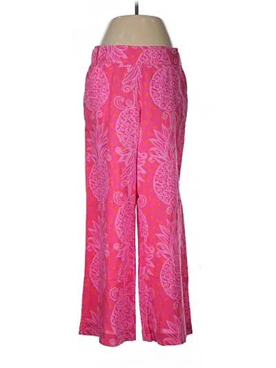 Pre-owned Lilly Pulitzer Linen Pants In Pink