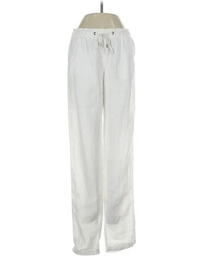 Pre-owned Lilly Pulitzer Linen Pants In Silver