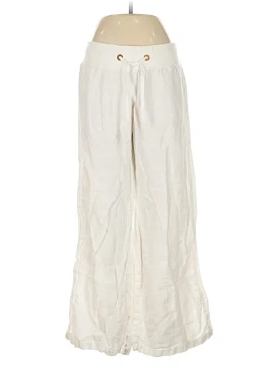 Pre-owned Lilly Pulitzer Linen Pants In White