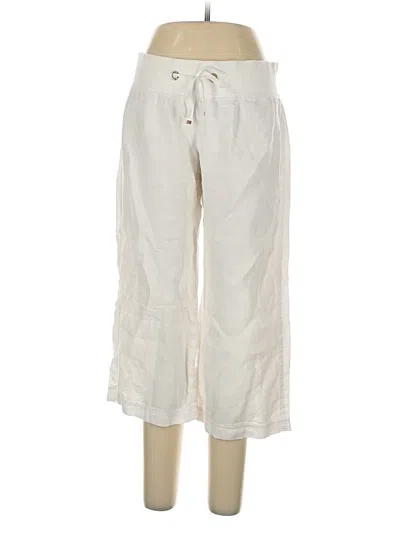 Pre-owned Lilly Pulitzer Linen Pants In White