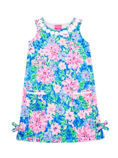 Lilly Pulitzer Little Girl's & Girl's Floral Print Sleeveless Shift Dress In Neutral
