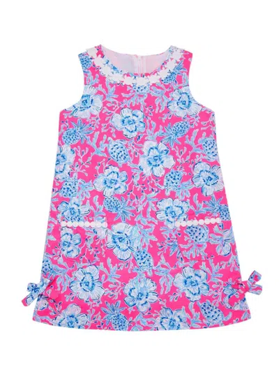 Lilly Pulitzer Kids' Little Girl's & Girl's Floral Shift Dress In Pink