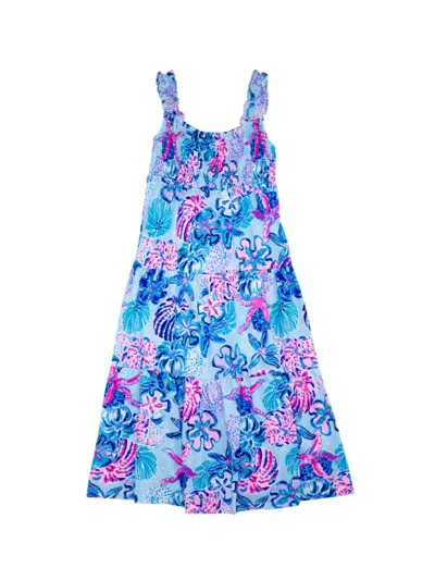 Lilly Pulitzer Kids' Little Girl's & Girl's Mini Hadly Maxi Dress In Neutral