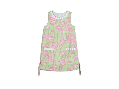 Lilly Pulitzer Little Lilly Classic Shif (toddler/little Kid/big Kid) Girl's Dress Pistachio Macaron Alina : 4 Litt In Multi