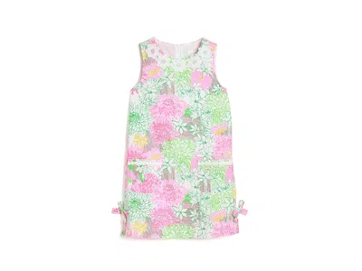 Lilly Pulitzer Little Lilly Classic Shif (toddler/little Kid/big Kid) Girl's Dress Resort White Mum Patch : 6 Littl In Multi