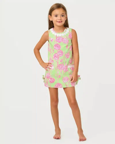 Lilly Pulitzer Kids' Little Lilly Classic Shift Dress In Green