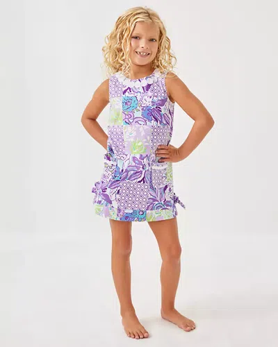 Lilly Pulitzer Little Lilly Classic Shift Dress In Multi Juicy Story Patch