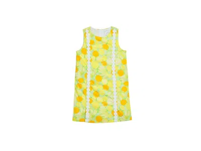 Lilly Pulitzer Little Lilly Classic Shift (toddler/little Kid/big Kid) Girl's Dress Island Palm Zesty: 8 Big Kid In Green