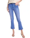 Lilly Pulitzer Liza Coated Crop Flare Jean In Blue