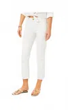 Lilly Pulitzer Liza High Rise Crop Flare Pants In Resort White Pandarama