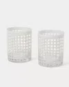 Lilly Pulitzer Lo-ball Glasses In Gray