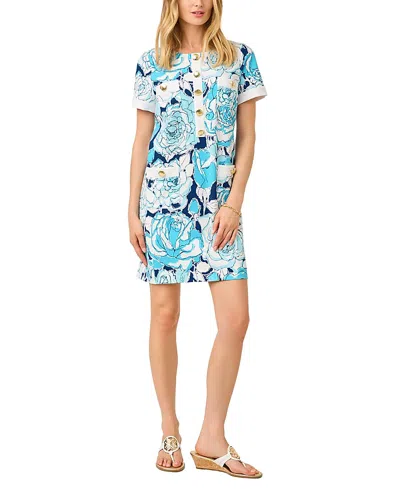 Lilly Pulitzer Locklyn Shift Dress In Blue