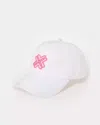Lilly Pulitzer Logo Run Around Hat In White