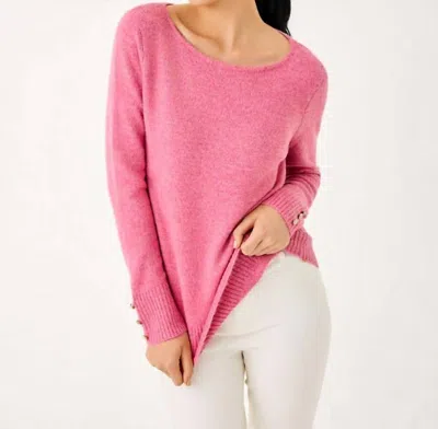 Lilly Pulitzer Lola Sequin Sweater In Confetti Pink Metallic