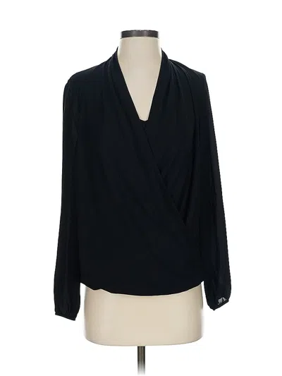 Pre-owned Lilly Pulitzer Long Sleeve Blouse In Black