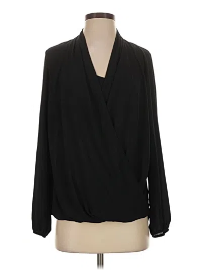 Pre-owned Lilly Pulitzer Long Sleeve Blouse In Black
