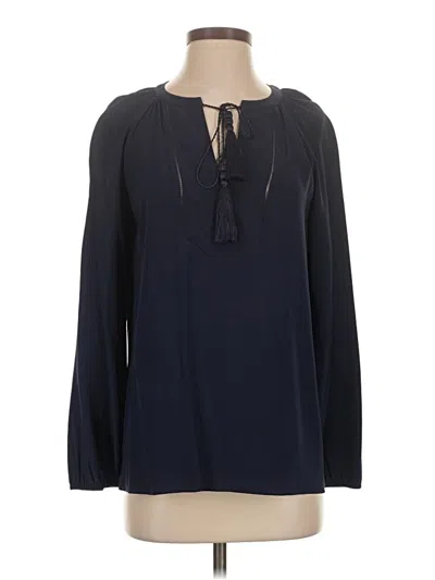 Pre-owned Lilly Pulitzer Long Sleeve Blouse In Blue