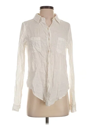 Pre-owned Lilly Pulitzer Long Sleeve Blouse In Ivory