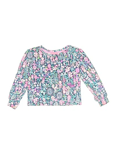 Pre-owned Lilly Pulitzer Kids' Long Sleeve Blouse In Pink