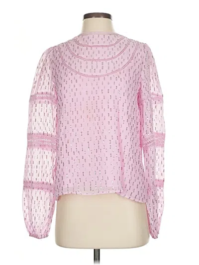 Pre-owned Lilly Pulitzer Long Sleeve Blouse In Pink