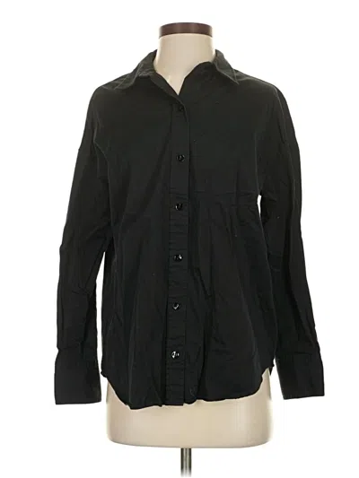 Pre-owned Lilly Pulitzer Long Sleeve Button Down Shirt In Black