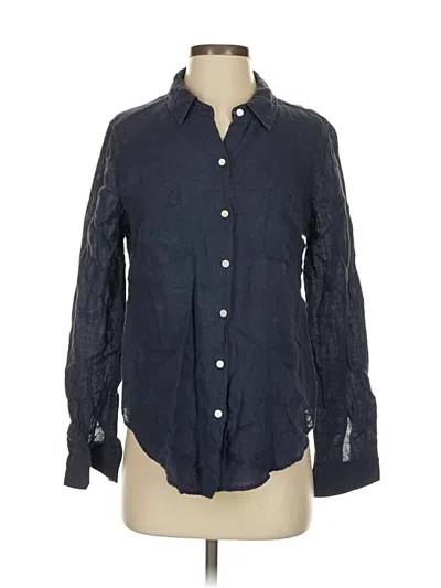 Pre-owned Lilly Pulitzer Long Sleeve Button Down Shirt In Blue