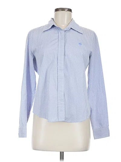 Pre-owned Lilly Pulitzer Long Sleeve Button Down Shirt In Blue
