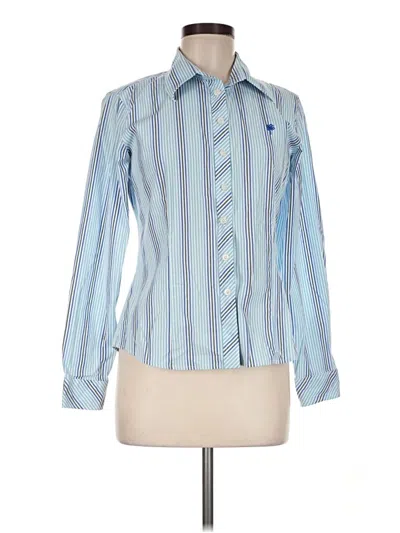 Pre-owned Lilly Pulitzer Long Sleeve Button Down Shirt In Blue