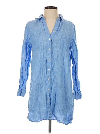 Pre-owned Lilly Pulitzer Long Sleeve Button Down Shirt In Blue