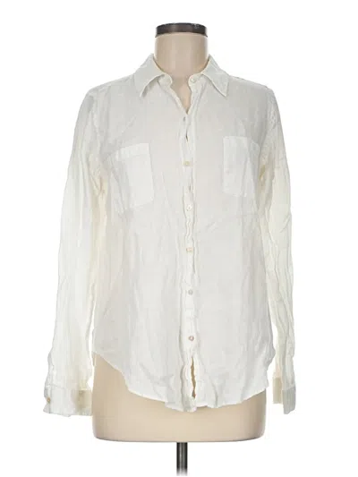 Pre-owned Lilly Pulitzer Long Sleeve Button Down Shirt In Ivory