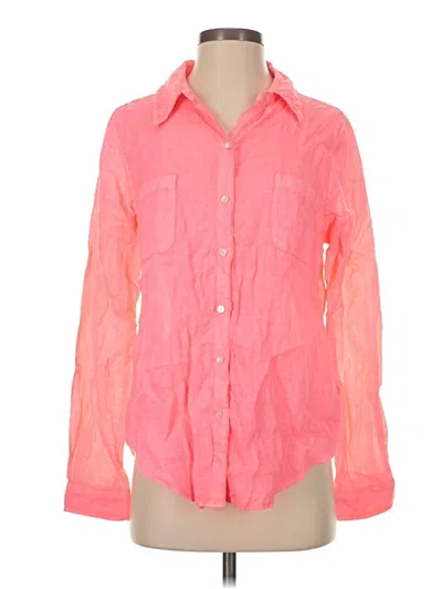 Pre-owned Lilly Pulitzer Long Sleeve Button Down Shirt In Pink