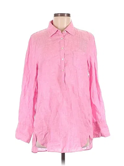 Pre-owned Lilly Pulitzer Long Sleeve Button Down Shirt In Pink
