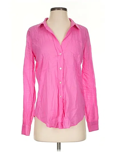 Pre-owned Lilly Pulitzer Long Sleeve Button Down Shirt In Pink
