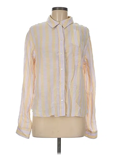 Lilly Pulitzer Long Sleeve Button Down Shirt In Yellow