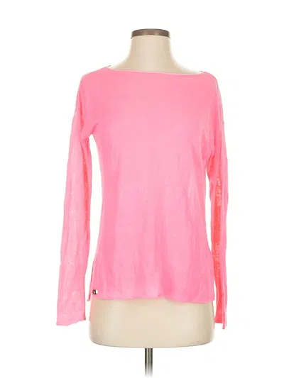 Pre-owned Lilly Pulitzer Long Sleeve T-shirt In Pink