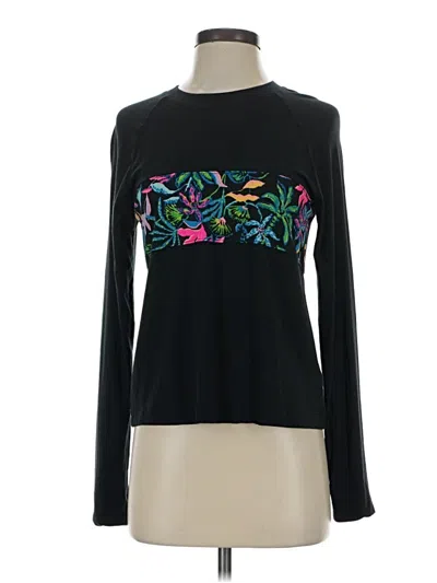 Pre-owned Lilly Pulitzer Long Sleeve T-shirt In Black
