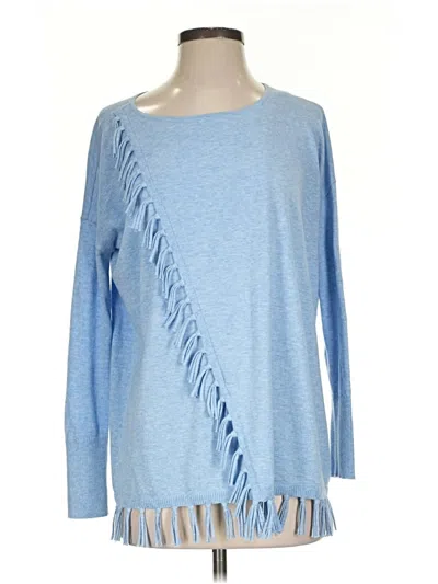 Pre-owned Lilly Pulitzer Long Sleeve T-shirt In Blue