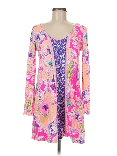 Pre-owned Lilly Pulitzer Long Sleeve T-shirt In Pink