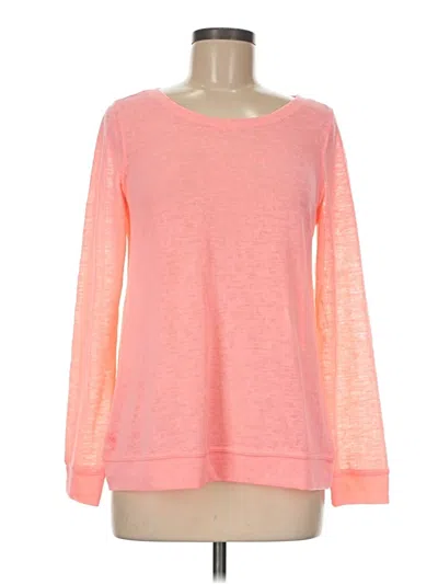 Pre-owned Lilly Pulitzer Long Sleeve T-shirt In Pink