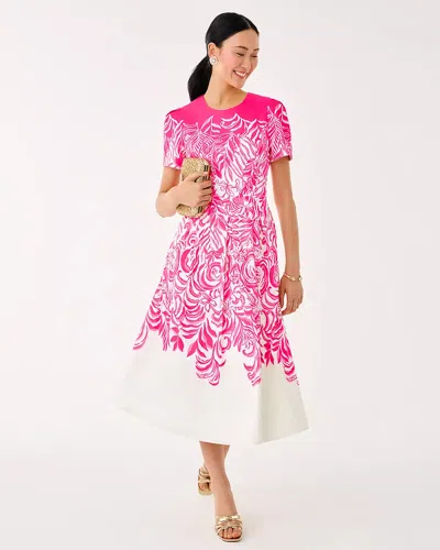Lilly Pulitzer Loradonna Stretch Midi Dress In Multi