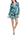 Lilly Pulitzer Loralei Skirted Romper In Black