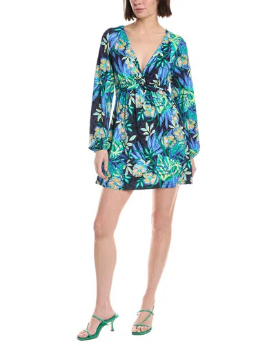Lilly Pulitzer Loralei Skirted Romper In Blue