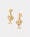 Lilly Pulitzer Loren Hope Kamari Fish Earrings In Gold