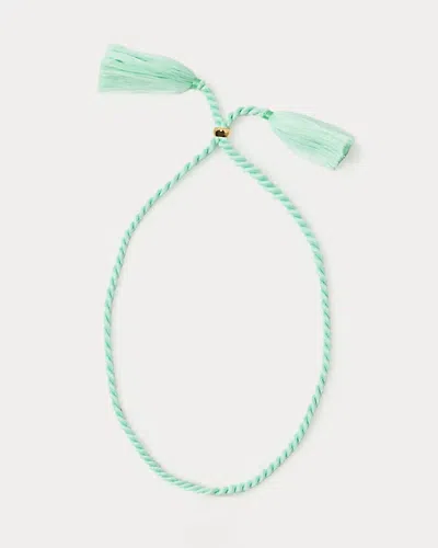 Lilly Pulitzer Loren Hope Marina Silk Cord Necklace In Green