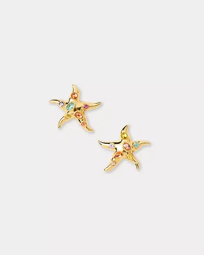 Lilly Pulitzer Loren Hope Naia Starfish Earrings In Gold