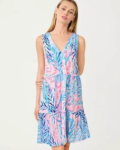 Lilly Pulitzer Lorina Swing Dress In Blue