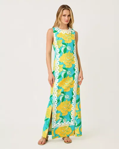 Lilly Pulitzer Lotta Stretch Maxi Shift Dress In Multi