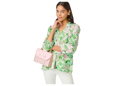 Lilly Pulitzer Lourdes Top In Green