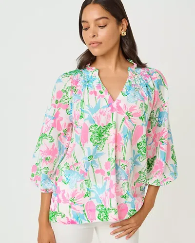 Lilly Pulitzer Lourdes Top In Multi